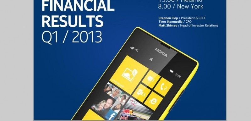 Nokia opublikowała wyniki finansowe za Q1 2013