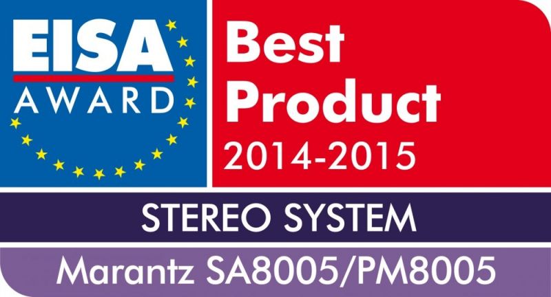 EISA: Najlepszy System Stereo 2014-2015 to wzmacniacz PM8005 i odtwarzacz SACD/USB-DAC, SA8005