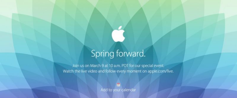 Apple Spring Forward Event - livestreaming