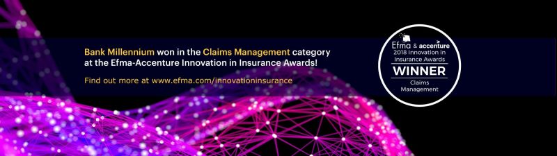 Bank Millennium laureatem prestiżowego konkursu Efma-Accenture Innovation in Insurance Awards 2018