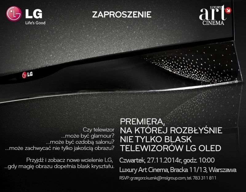 Polska premiera LG - 27.11.2014