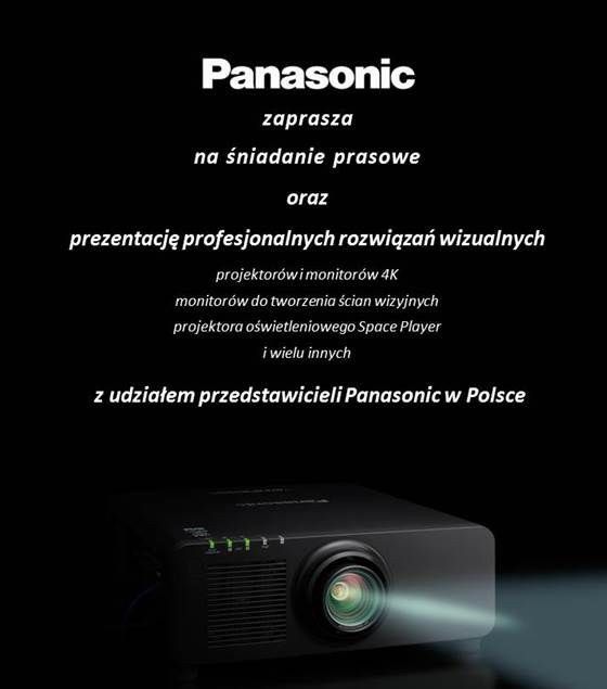 Panasonic - zaproszenie na śniadanie prasowe - 10.09.2015 r