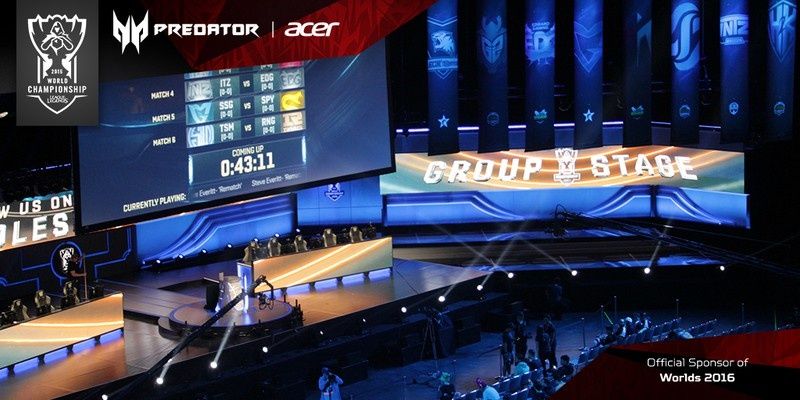 Acer został oficjalnym sponsorem Mistrzostw Świata League of Legends 2016
