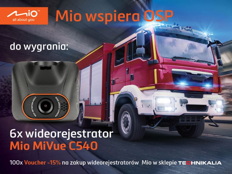 Mio wspiera strażaków OSP