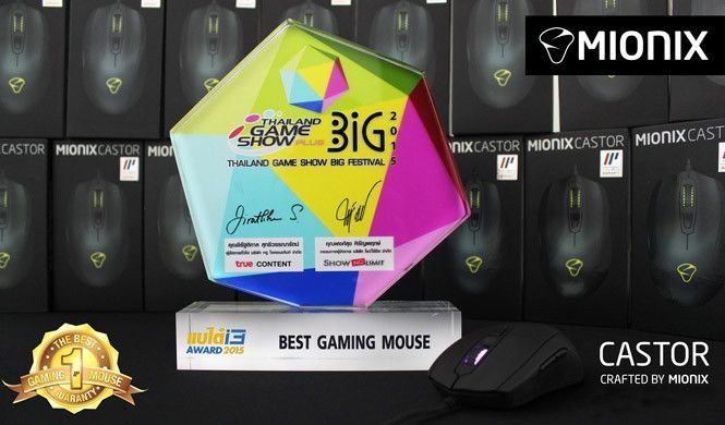 Mionix Castor z nagrodą na festiwalu „Thailand Game Show” 2015