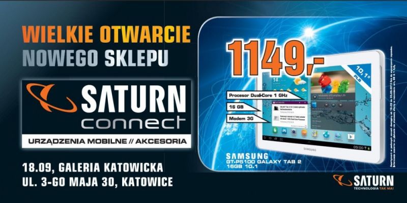 Wielkie otwarcie Saturn Connect w Katowicach