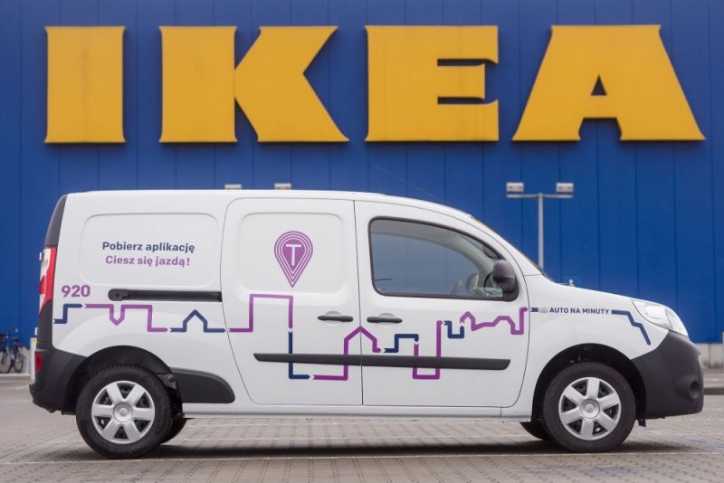 Traficar i IKEA Kraków startują z pierwszym w Polsce carsharingiem samochodów dostawczych