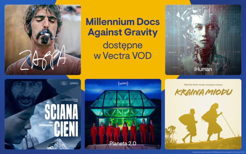 Najlepsze filmy dokumentalne Millennium Docs Against Gravity dostępne w Vectra VOD