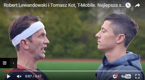 Lewandowski i Kot w nowej reklamie T-Mobile (wideo)