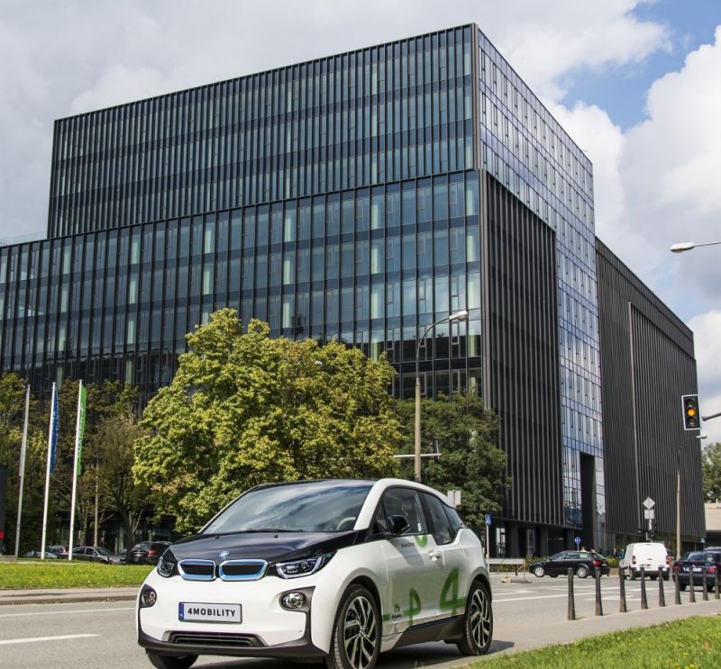 Penta Investments i 4Mobility - pierwsze auta elektryczne w systemie car sharing w biurowcu D48 