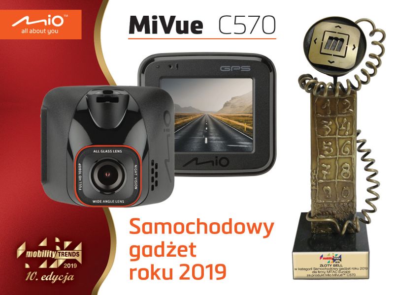 Mio MiVue C570 to samochodowy gadżet roku 2019