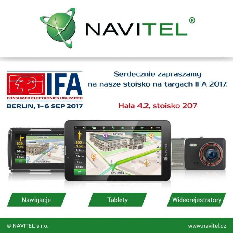 NAVITEL weźmie udział w targach IFA 2017