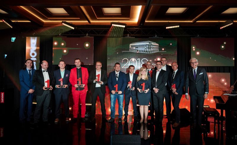 Firma LENOVO podczas uroczystej gali LENOVO TOP PARTNERS AWARD 2018