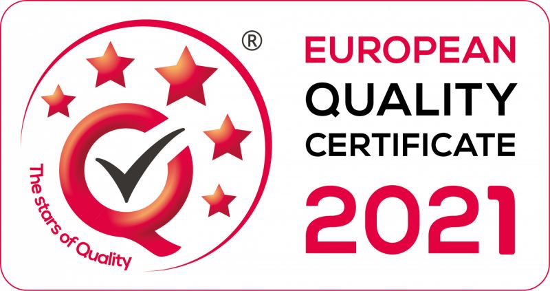 Najwyższa nagroda w konkursie EUROPEAN QUALITY CERTIFICATE® 2021 dla firmy PROFBUD