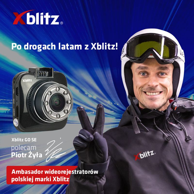 Piotr Żyła ambasadorem kamer samochodowych polskiej marki Xblitz!