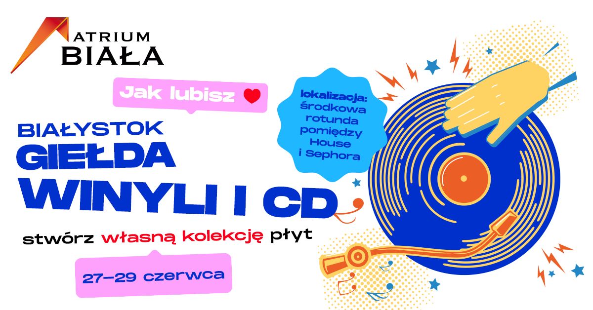 Muzyczne skarby na Giełdzie Winylowej w CH Biała – spotkaj fanów i odkryj perełki!