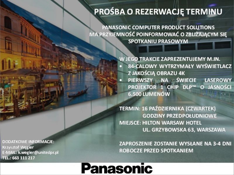 Panasonic - konferencja prasowa 