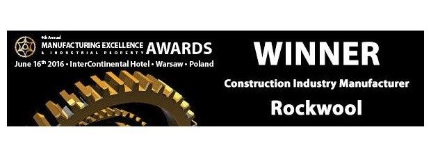 ROCKWOOL z nagrodą Manufacturer of the Year
