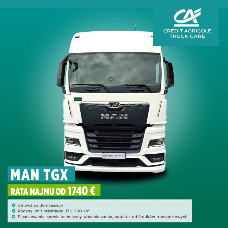 Truck Care rusza z nową ofertą na ciągniki MAN TGX