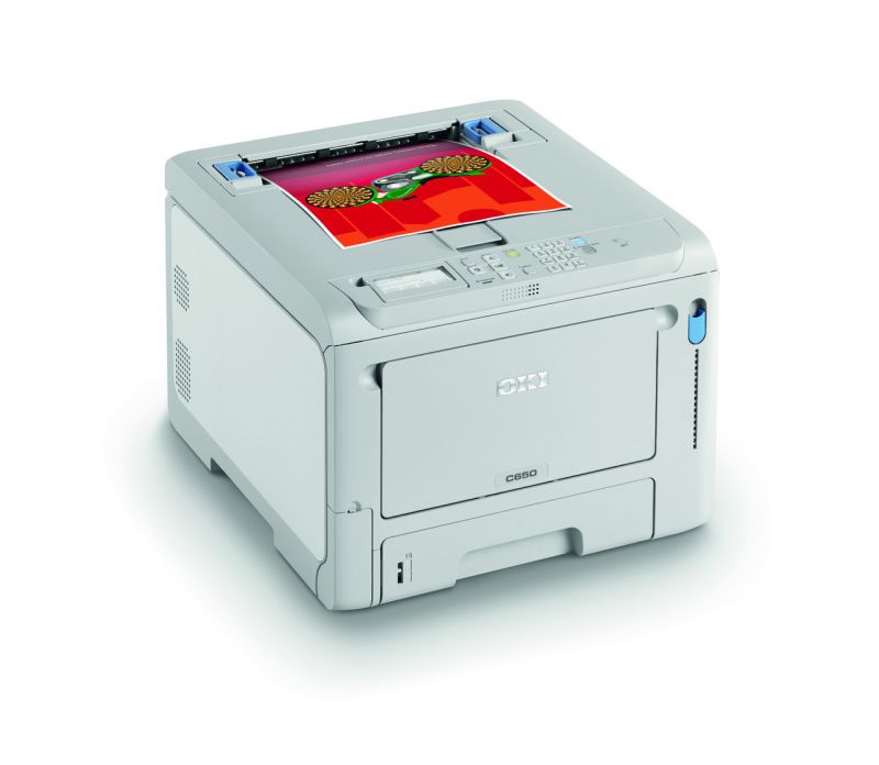 Firma OKI dostarcza sprzedawcom detalicznym możliwości drukarni dzięki kompaktowej drukarce C650