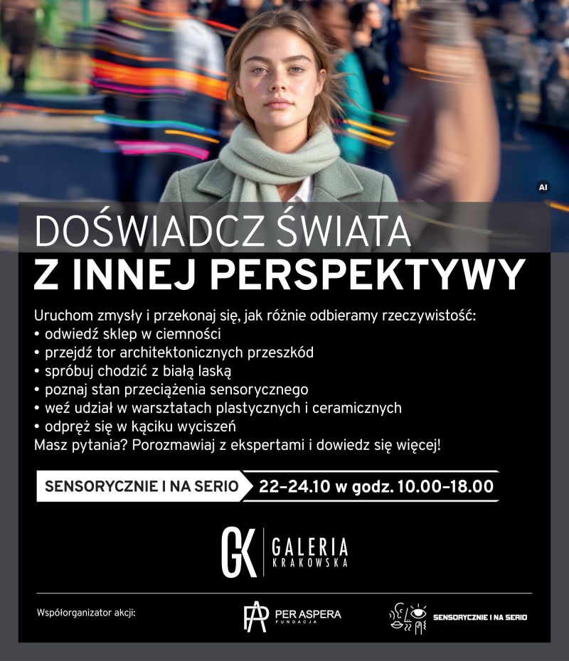 Świat z innej perspektywy. Dni Dostępności wracają do Krakowa