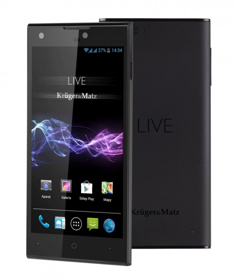 Kruger&Matz podbija Rumunię - premiera smartfona LIVE 2 LTE oraz tabletu EDGE1081