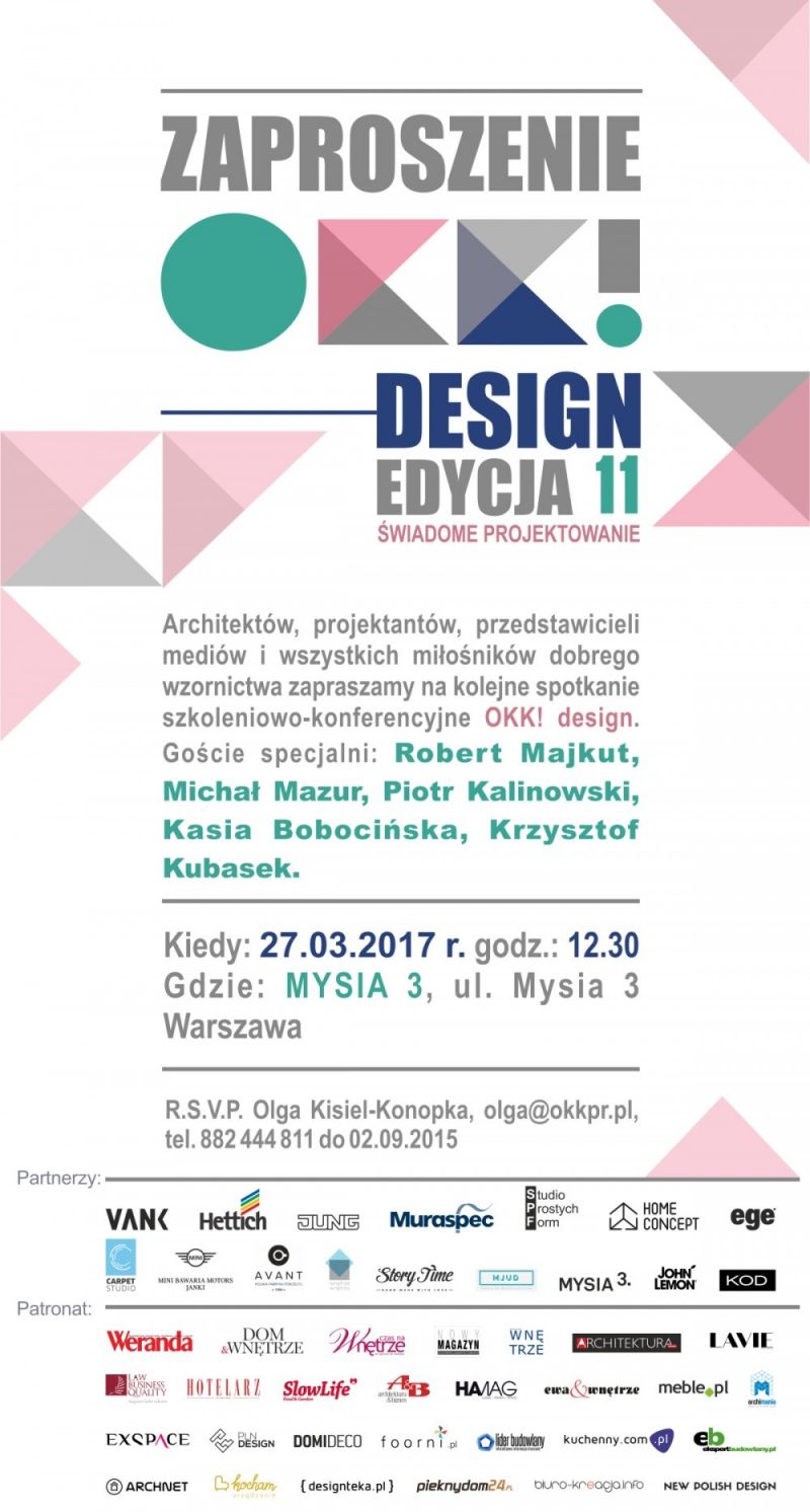 11. spotkanie OKK! design już 27 marca