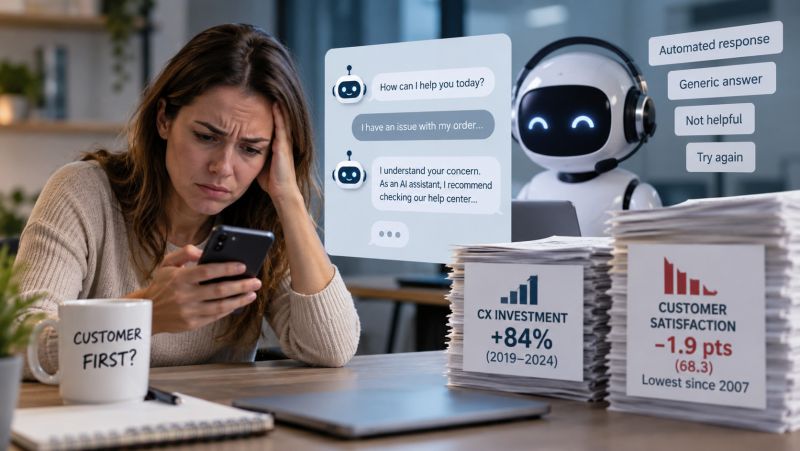 AI slop zalewa nas w kontaktach z działami obsługi