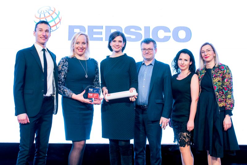 Szóste z rzędu wyróżnienie i 2. miejsce w Polsce dla PepsiCo w konkursie Top Employers Polska!