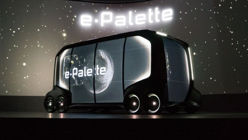 Toyota e-Palette Concept  w użyciu podczas Olimpiady 2020 w Tokio