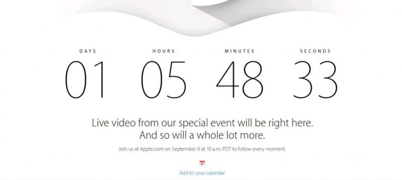 09.09.2014 - konferencja Apple live (livestreaming)