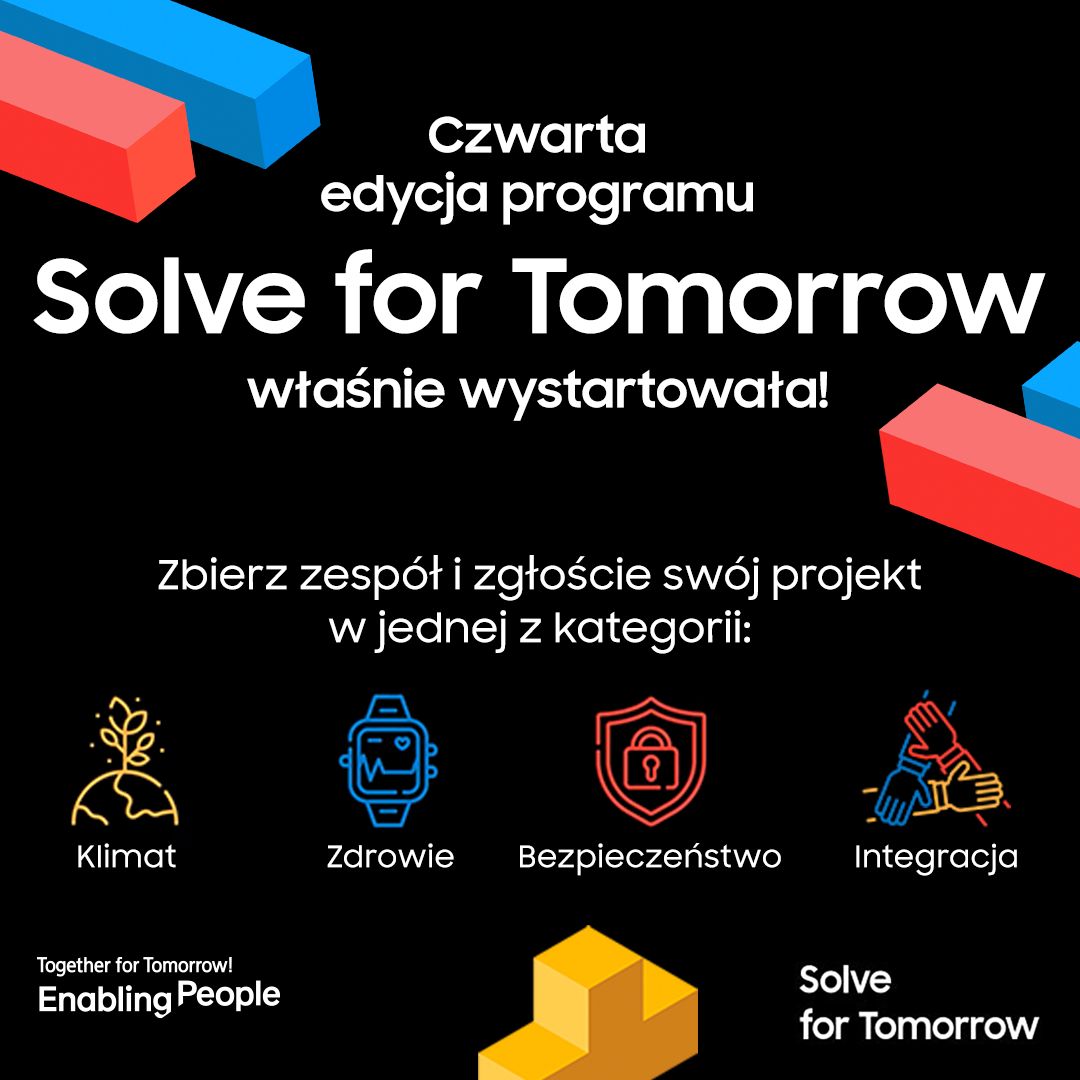 Chcesz zdobyć kompetencje przyszłości? Weź udział w IV edycji Solve for Tomorrow