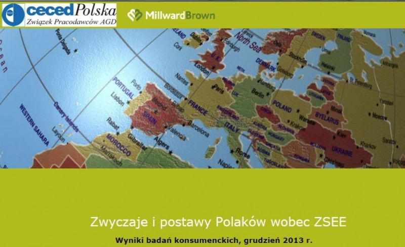 Raport CECED Polska:Postawy Polaków wobec zużytego sprzętu