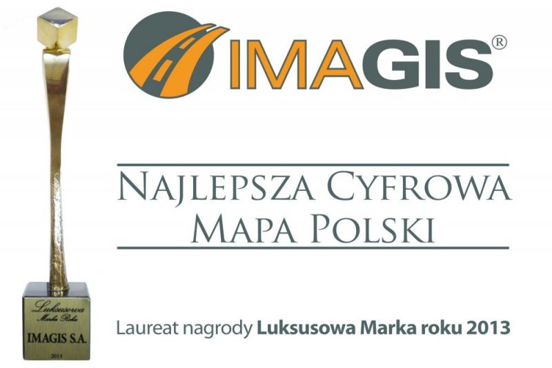 IMAGIS nagrodzony ''Za najlepszą cyfrową mapę Polski''