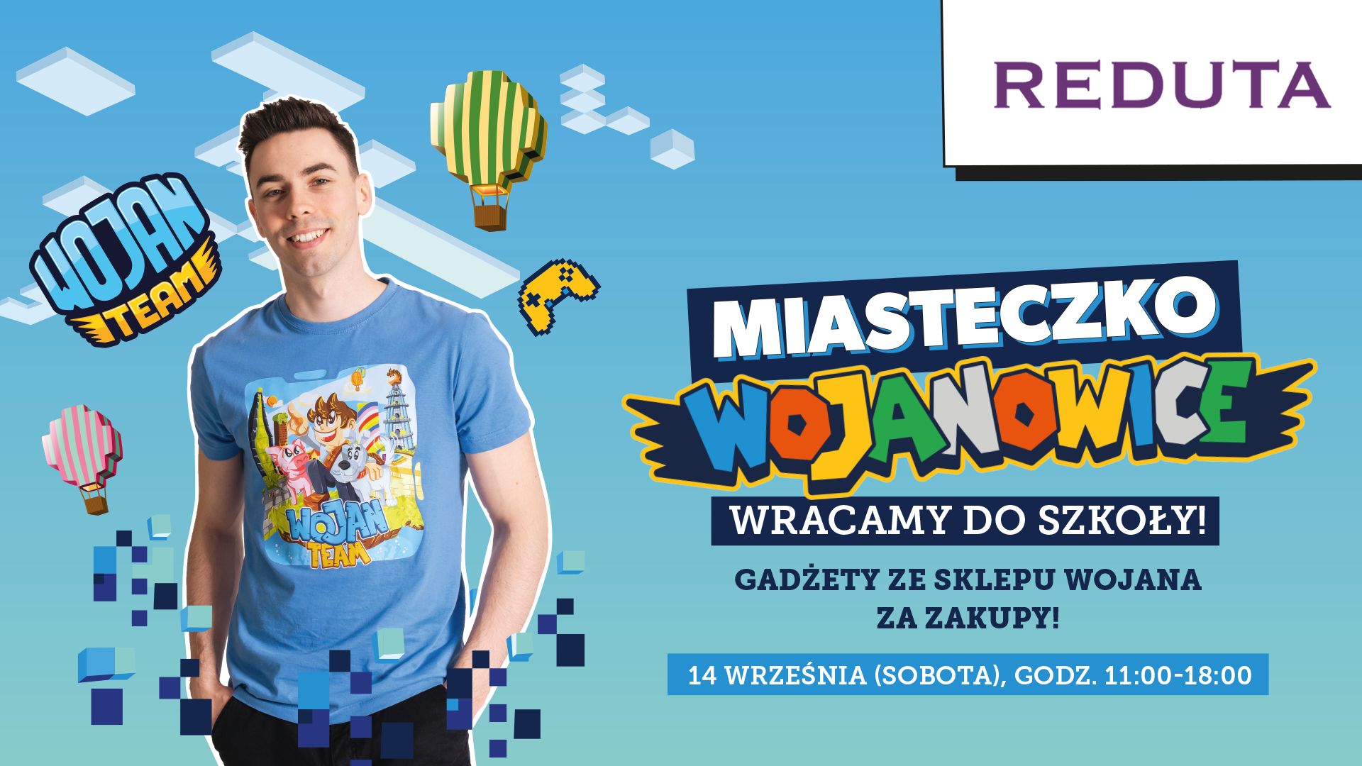 Wkrocz do świata Minecrafta  i odwiedź Miasteczko Wojanowice w Reducie!