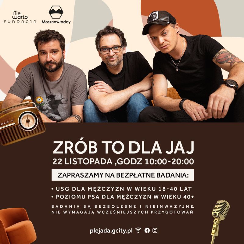 Mosznowładcy wracają do G City Plejada! Zrób TO dla jaj i zadbaj o swoje zdrowie