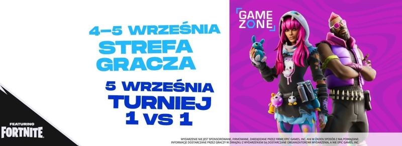 Fortnite, VR i simracing – G City Targówek zaprasza na wielkie święto gamingu. We wrześniu odbędzie się kolejna edycja GAME ZONE