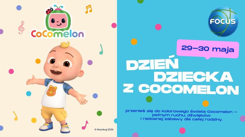 Dzień Dziecka w CH Focus: bajkowe atrakcje dla najmłodszych i kiermasz winyli dla całej rodziny