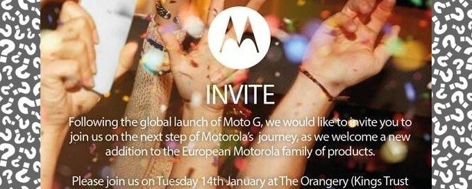 Motorola przygotowuje coś nowego. 14.01.2014 - konferencja prasowa