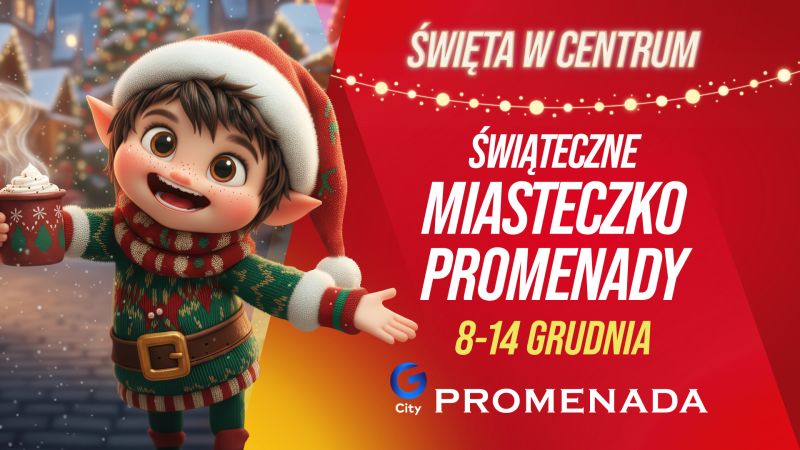 G City Promenada zaprasza do Świątecznego Miasteczka: kreatywne warsztaty i zimowe niespodzianki