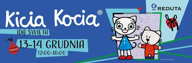 Kicia Kocia w G City Reduta – świąteczny weekend pełen rodzinnej magii