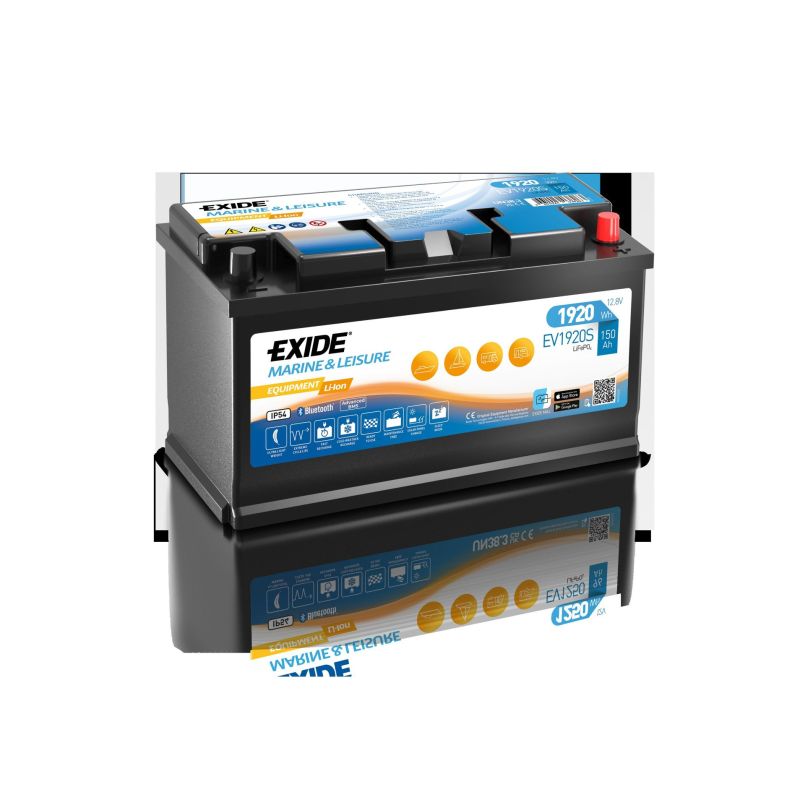 Nowy akumulator litowo-jonowy Exide EV1920S wzmacnia gamę Marine & Leisure