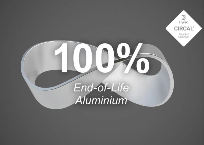 WICONA – pierwsze na świecie okna, drzwi i fasady z aluminium w 100% pochodzącego z recyclingu