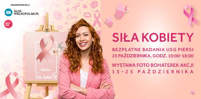 CH Kasztanowa wspiera kobiety w walce o zdrowie. Wystawa „Siła KobieTY” i bezpłatne badania USG w ramach akcji Różowy Październik