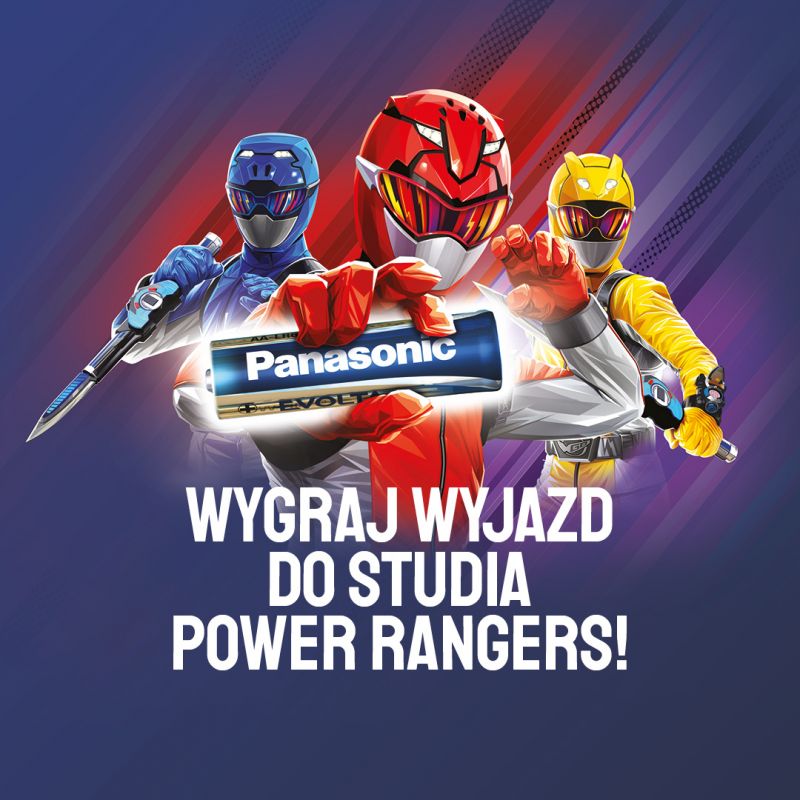 Odwiedź plan serialu Power Rangers - Panasonic zaprasza do konkursu