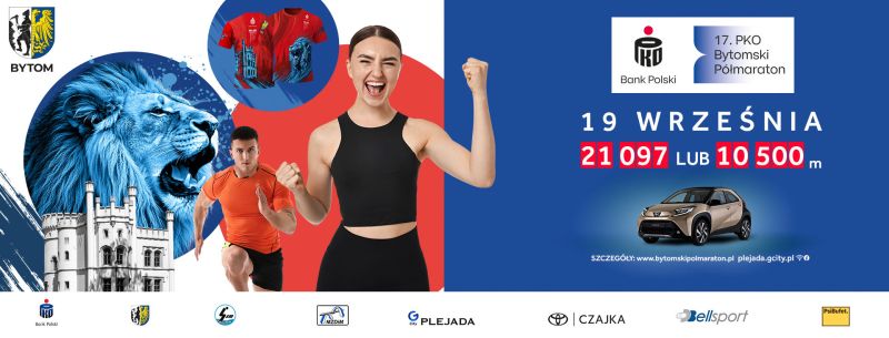 Bytom ponownie pobiegnie! 17. PKO Bytomski Półmaraton wystartuje z G City Plejada