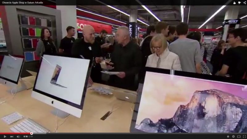 Apple Shop w sieci Saturn już otwarty (wideo)