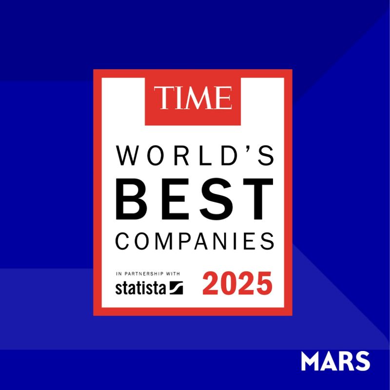 Mars wyróżniony w rankingu World’s Best Companies 2025 magazynu TIME