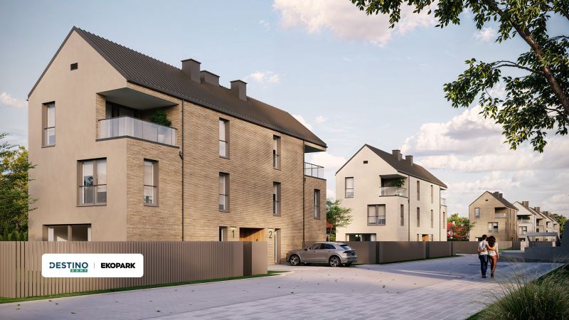 Destino Domy od EKOPARK - nowa przestrzeń mieszkaniowa w sąsiedztwie Błoń Krakowskich