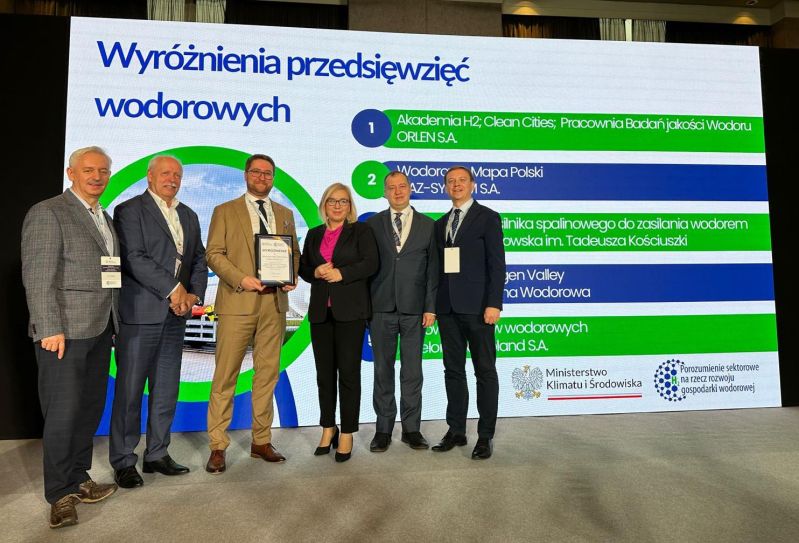 Dolnośląska Dolina Wodorowa z nagrodą Ministerstwa Klimatu za projekt Baltic Sea Hydrogen Valley